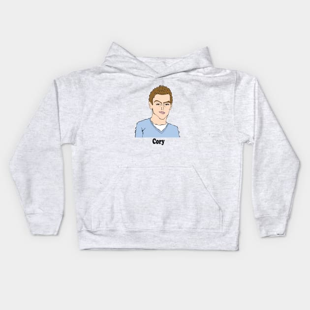 CORY MONTEITH FAN ART!! Kids Hoodie by cartoonistguy